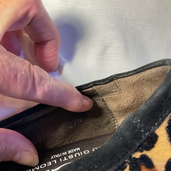 Attilio Guisti Leombruni leopard print flats; NICE - Picture 13 of 16